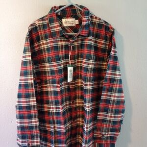 Alpine Men's Multicolor Plaid Button Down Shirt